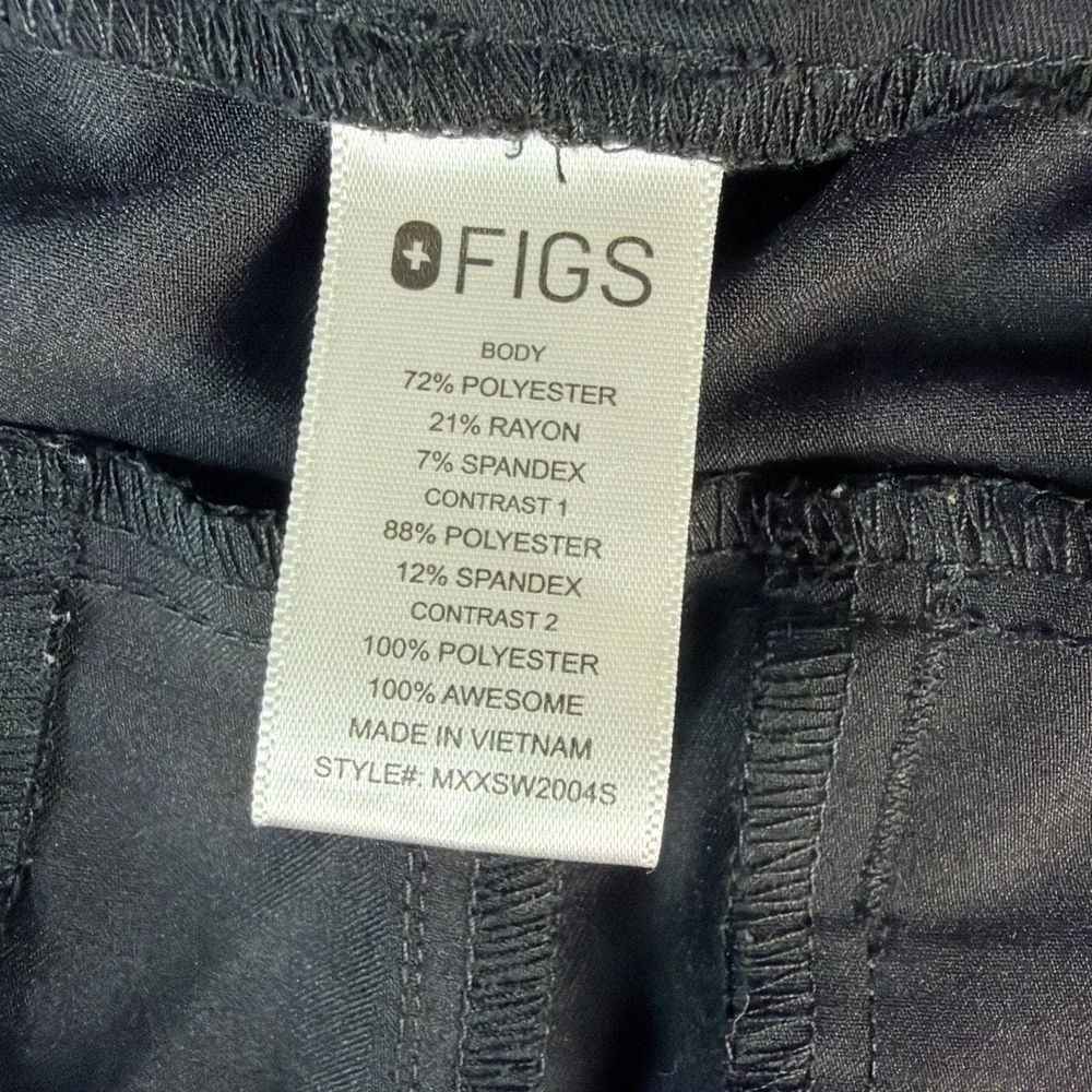 Men's Figs Size L/S Tansen Scrub Jogger Pants Black